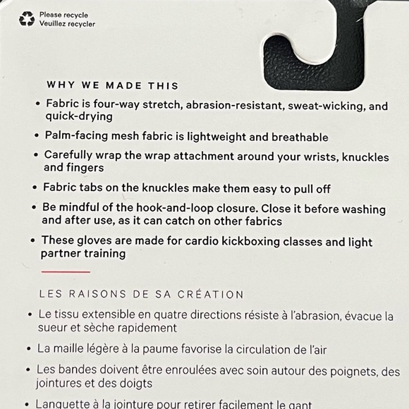 Lululemon License to Train Boxing Wraps Black Sz M/L NWT - Picture 7 of 9